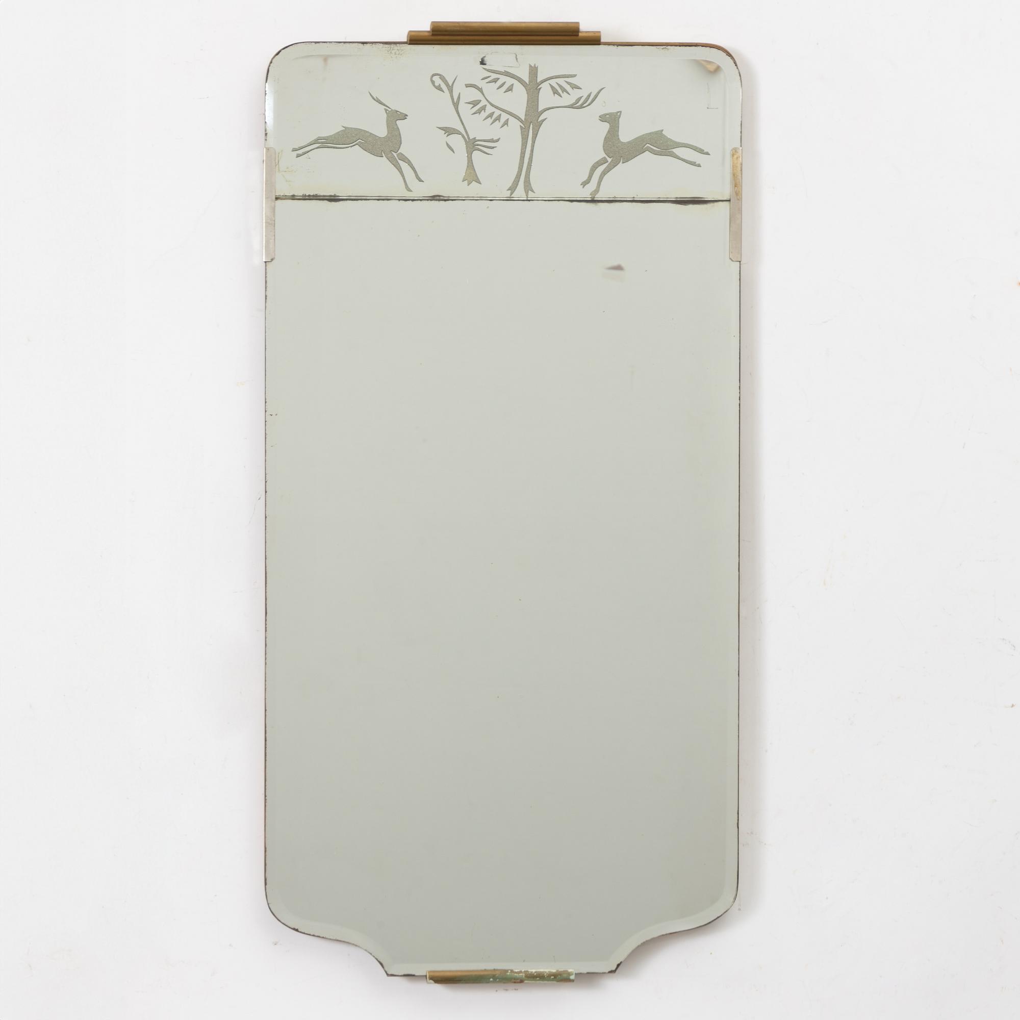 Mirror, Art Deco, early 20th century.
