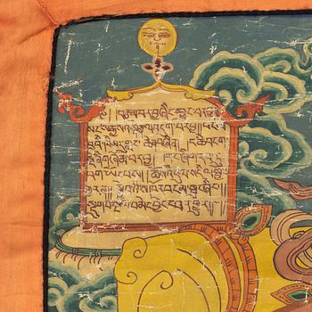 A Tibethan Thangka, 20th Century.