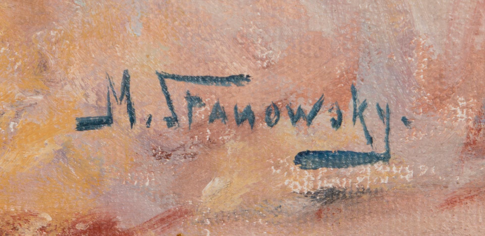 MIKAEL STANOWSKY, oil on canvas, signed.