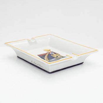 Hermès, ashtray, porcelain, Paris, France.