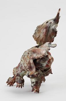 FOHUND, metall, Japan 1900-tal.