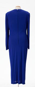 A 1980's cocktail dress with shawl.