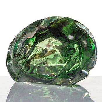 Edward Hald, a fish graal glass object, Orrefors 1944, no 1500.