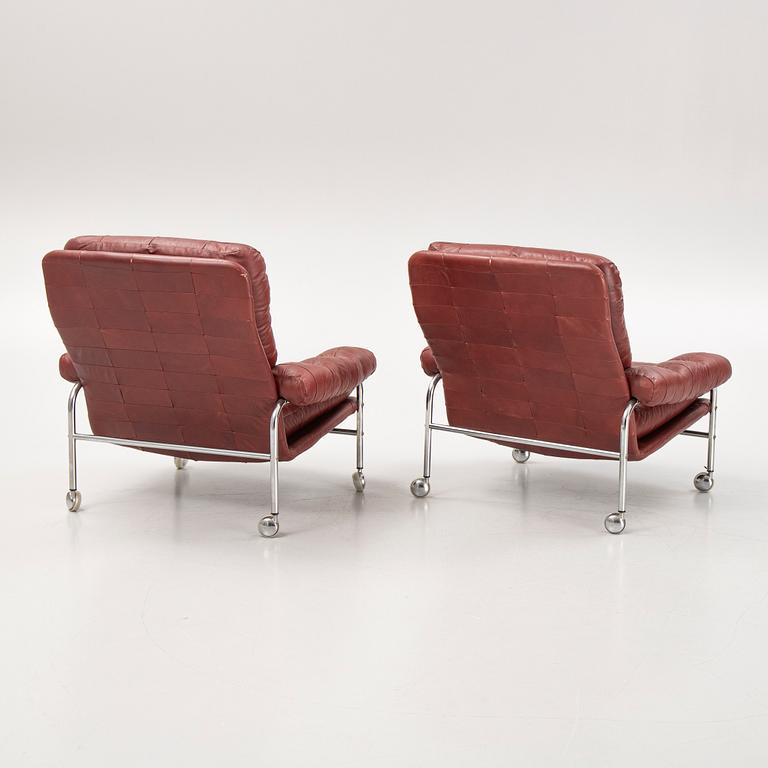 A pair of armchairs, Ulferts, 1970's.