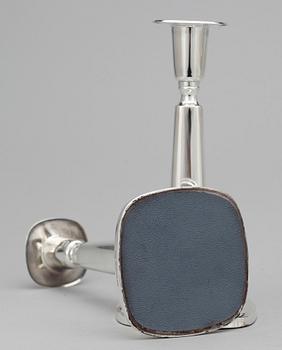 LJUSSTAKAR, 4 st, silver, Tore Eldh, Göteborg, 1983, -86.
