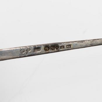 Guldsmed S Petersson i Söderhamn Ab, skedar, 3+1 st, sterlingsilver, Bollnäs, bl a 1989.