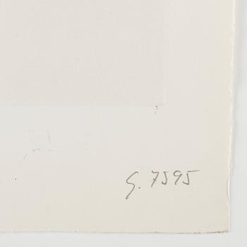 Serge Poliakoff, "Composition brune et rouge".