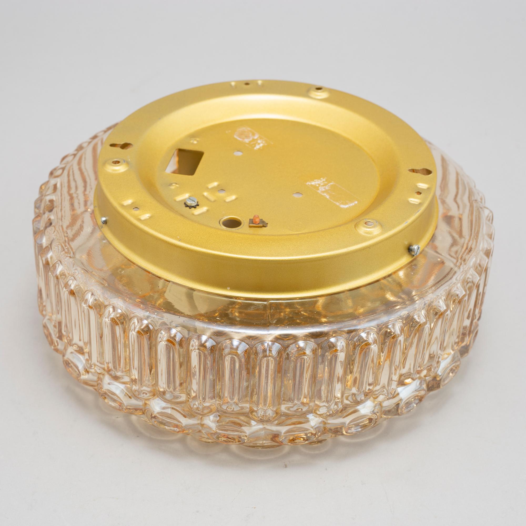 Helena Tynell, A glass ceiling light, Glashütte Limburg, Germany.