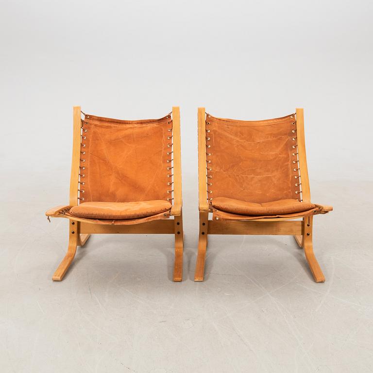 Ingemar Relling, a pair of "Siesta" armchairs, Westnofa, Norway.