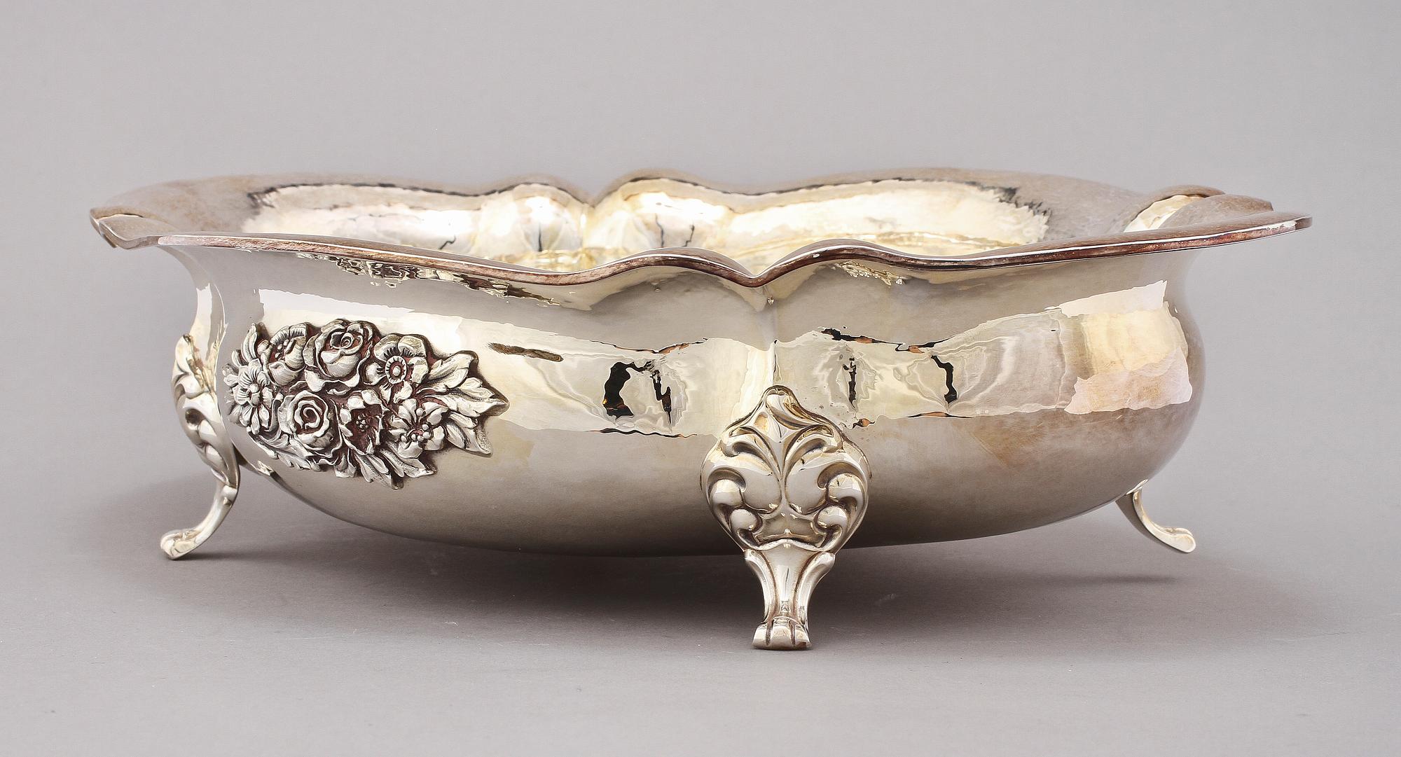 SKÅL, sterlingsilver, Otto Wolter, Tyskland, 1900-tal. Vikt 700 g.