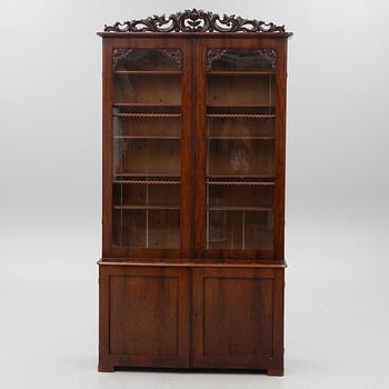 Empire, A late Empire book cabinet, first half of the 19th century.