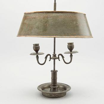 An Empire style Bouilotte lamp  alter aprt of the 19th century.