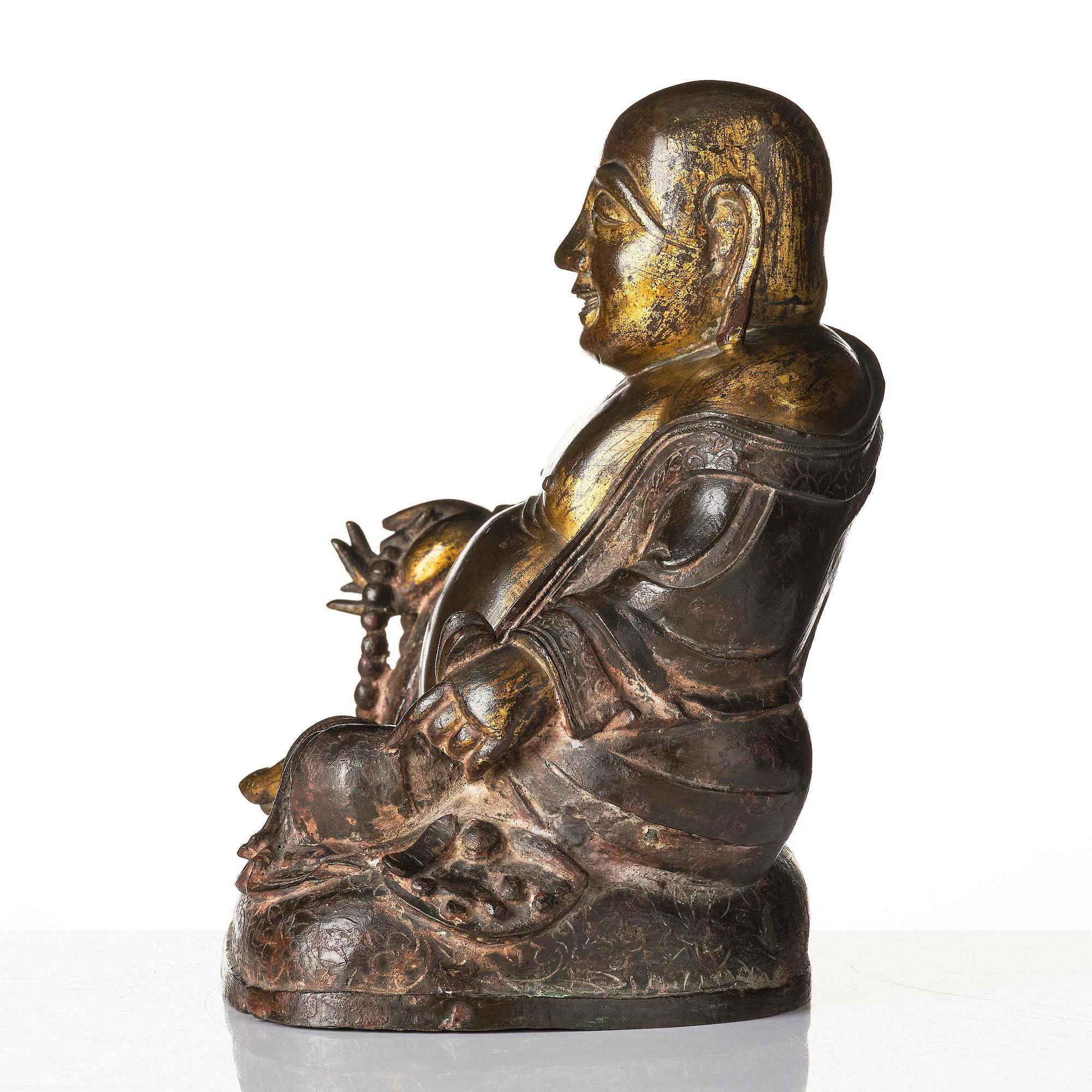 Budai, brons. Mingdynastin (1368-1644).