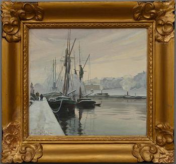 ALI MUNSTERHJELM, olja på duk, sign.