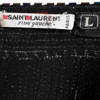 YVES SAINT LAURENT, top, 1985-86.