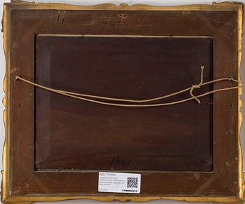 FREDERIK MICHAEL FABRITIUS DE TENGNAGEL, Olja på pannå, signerad och daterad 1844.