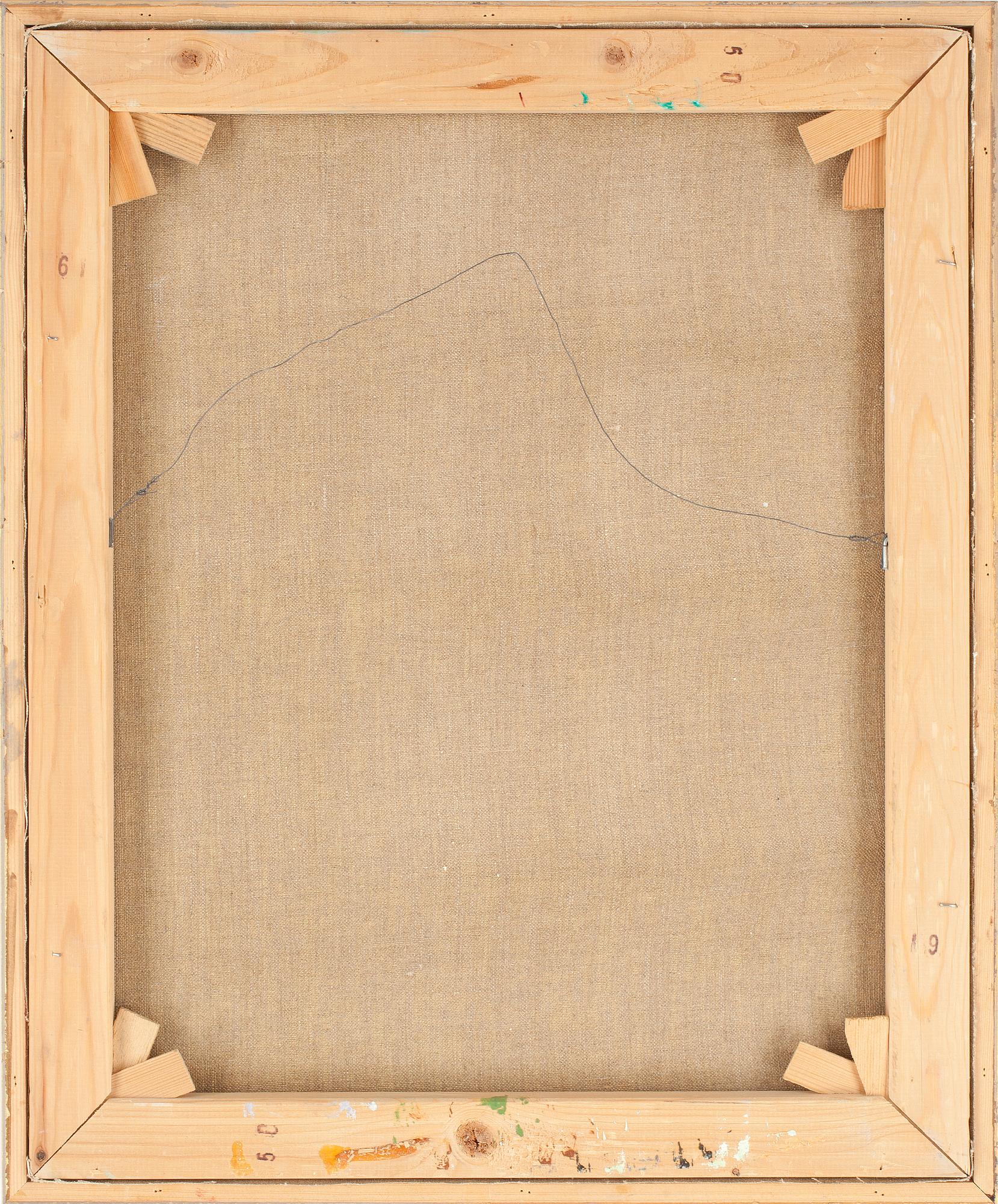 MARTIN POSER, olja på duk. Sign.