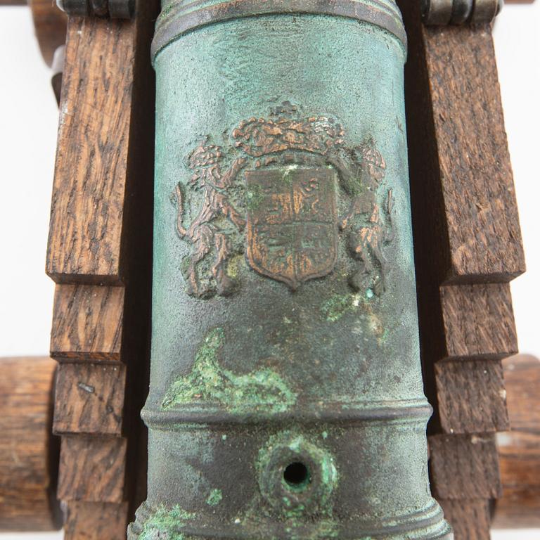 Salute cannon Swedish Metal Art AB Karlskrona 20th century.
