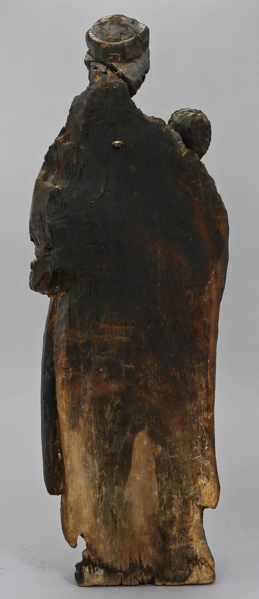 SAKRAL SKULPTUR, ek, sannolikt Italien, 1600/1700-tal.