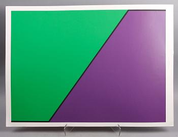 Jan Kubicek · JAN KUBICEK, färgseriegrafi, sign, dat 1980 o numr 7/50-III.