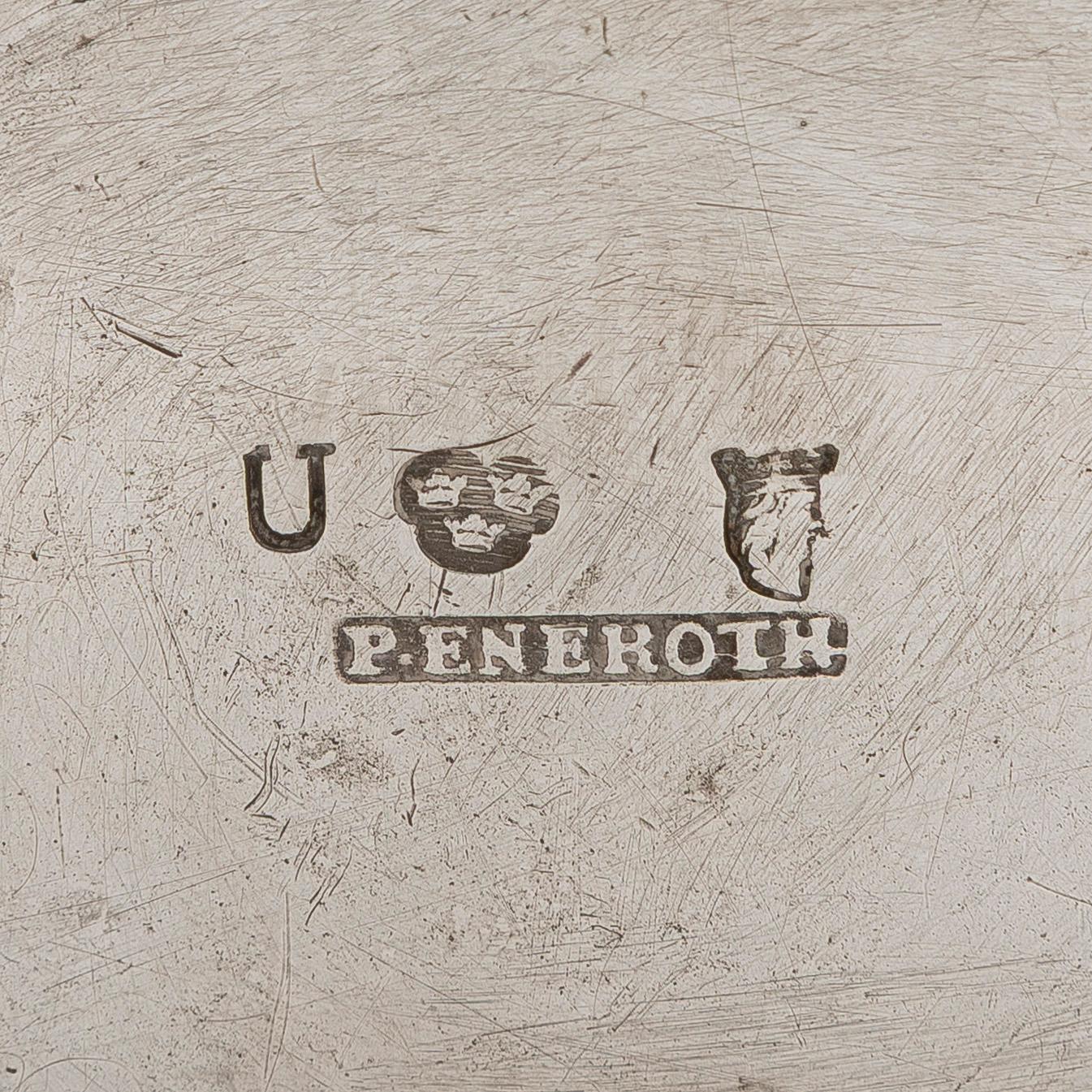 Petter Eneroth, bägare, silver, Stockholm 1778.