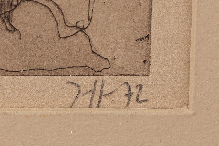 Horst Janssen, "An Rosvitha".