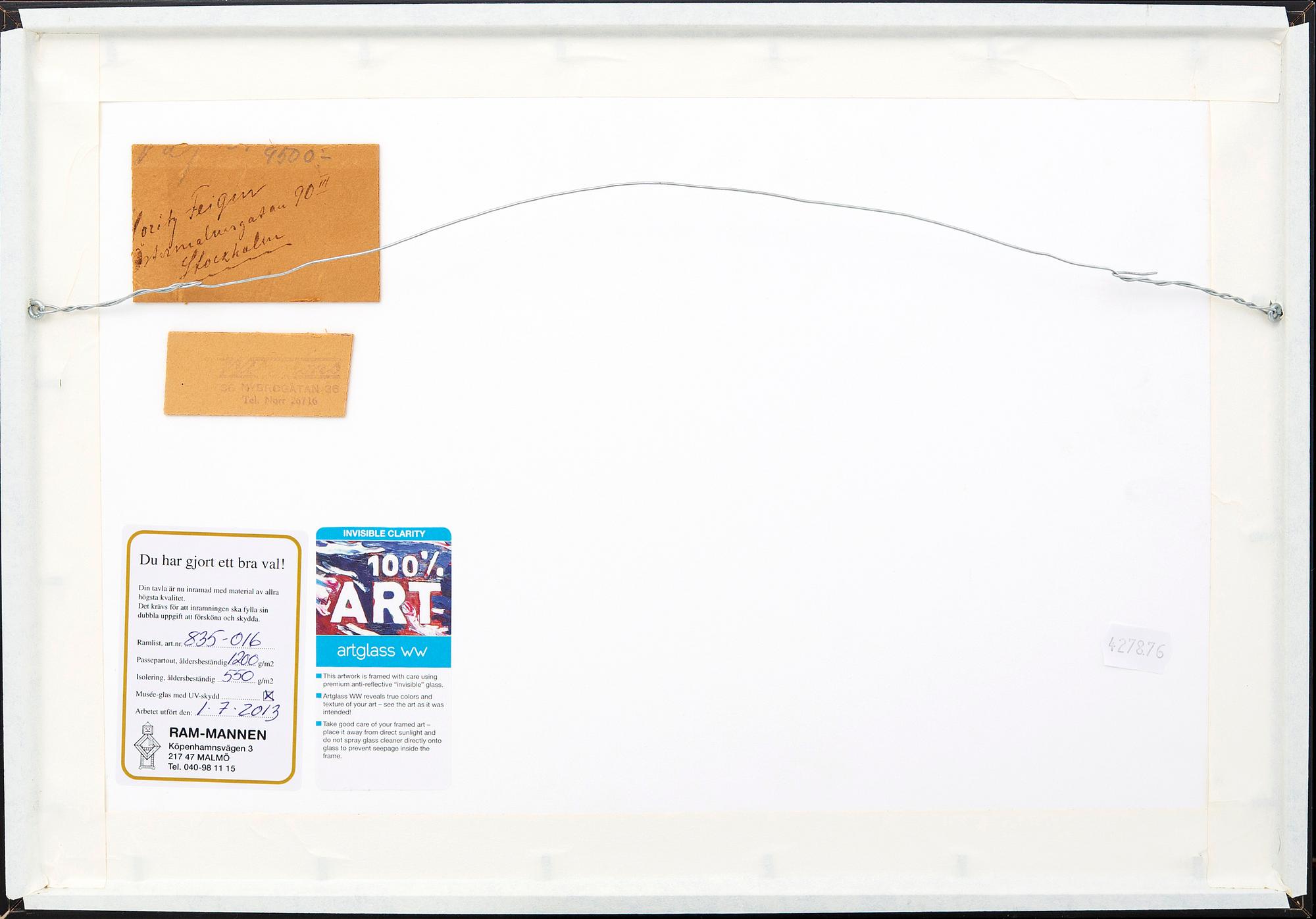 Anders Zorn, etsning signerad.