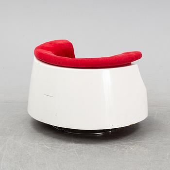 Gillis Lundgren, a 'Sirius' swivel base easy chair, IKEA, Sweden 1970s.