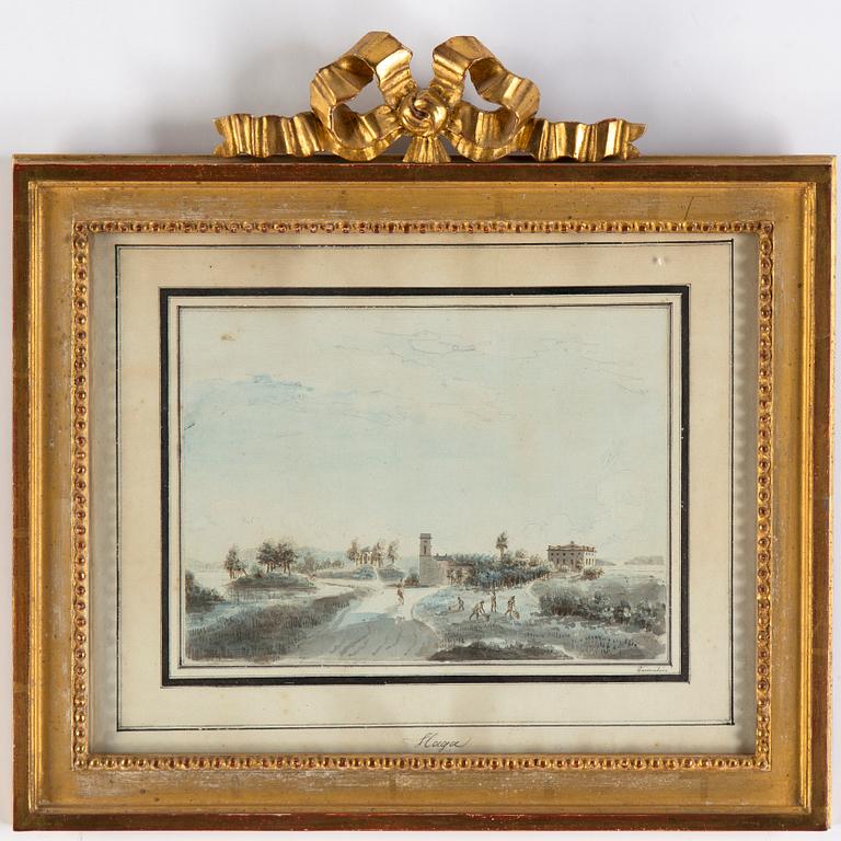 Johan Peter Cumelin, watercolour.