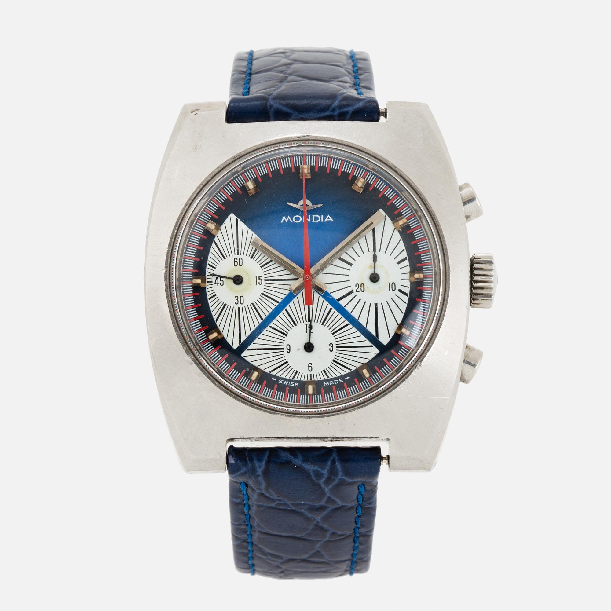 MONDIA, wristwatch, chronograph, 38 x 44 mm.