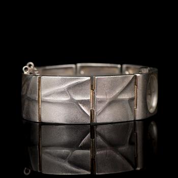 A BJÖRN WECKSTRÖM WRISTWATCH, "Istral", silver. Lapponia 1981.