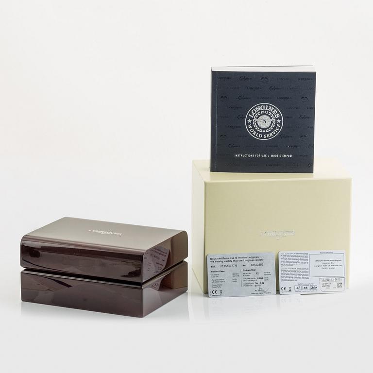 Longines, Master Collection, "Diamond Dial", wristwatch, 38,5 mm.