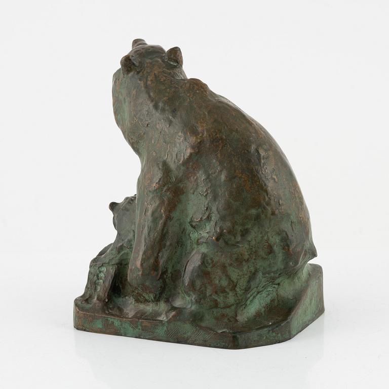 Carl Fagerberg, a signed bronze figurine.