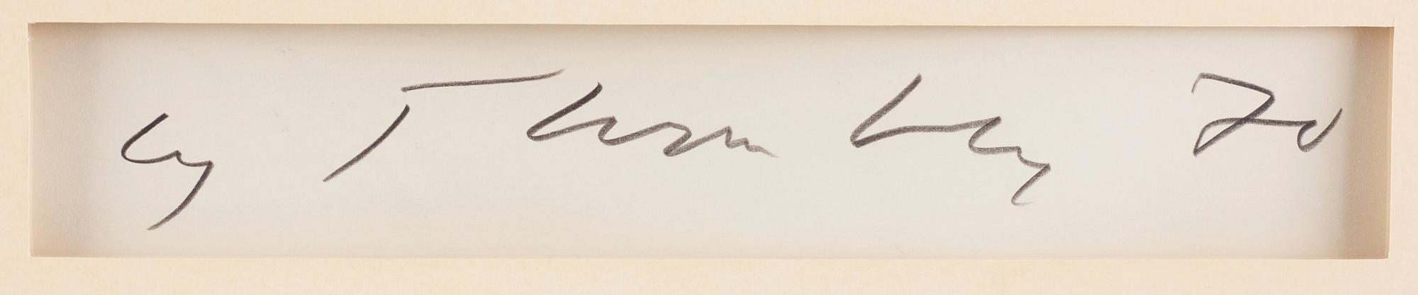 Cy Twombly, "Roman Notes I".