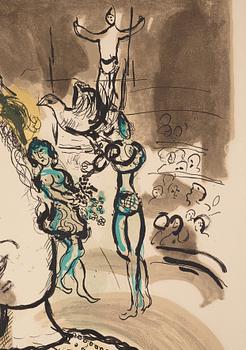 Marc Chagall, "Le cirque au clown jaune".