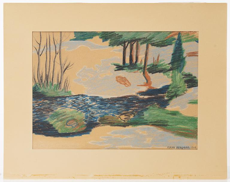 Oskar Bergman, Landscape, Ljusterö.