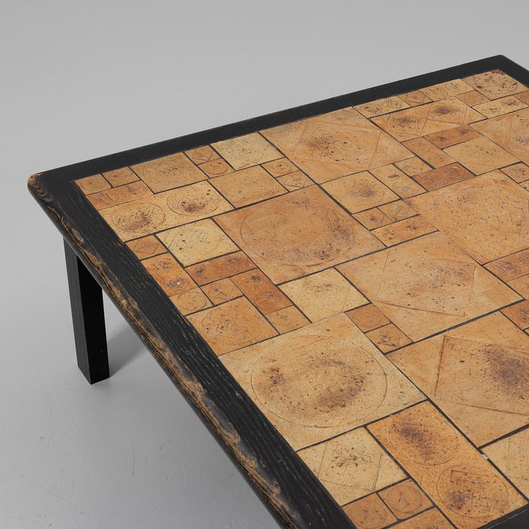 Coffee table, attributed to Tue Poulsen, second half of the 20th century.