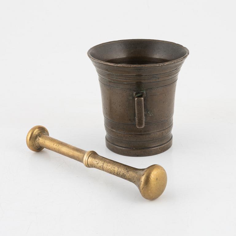 A mortar, 18th century.