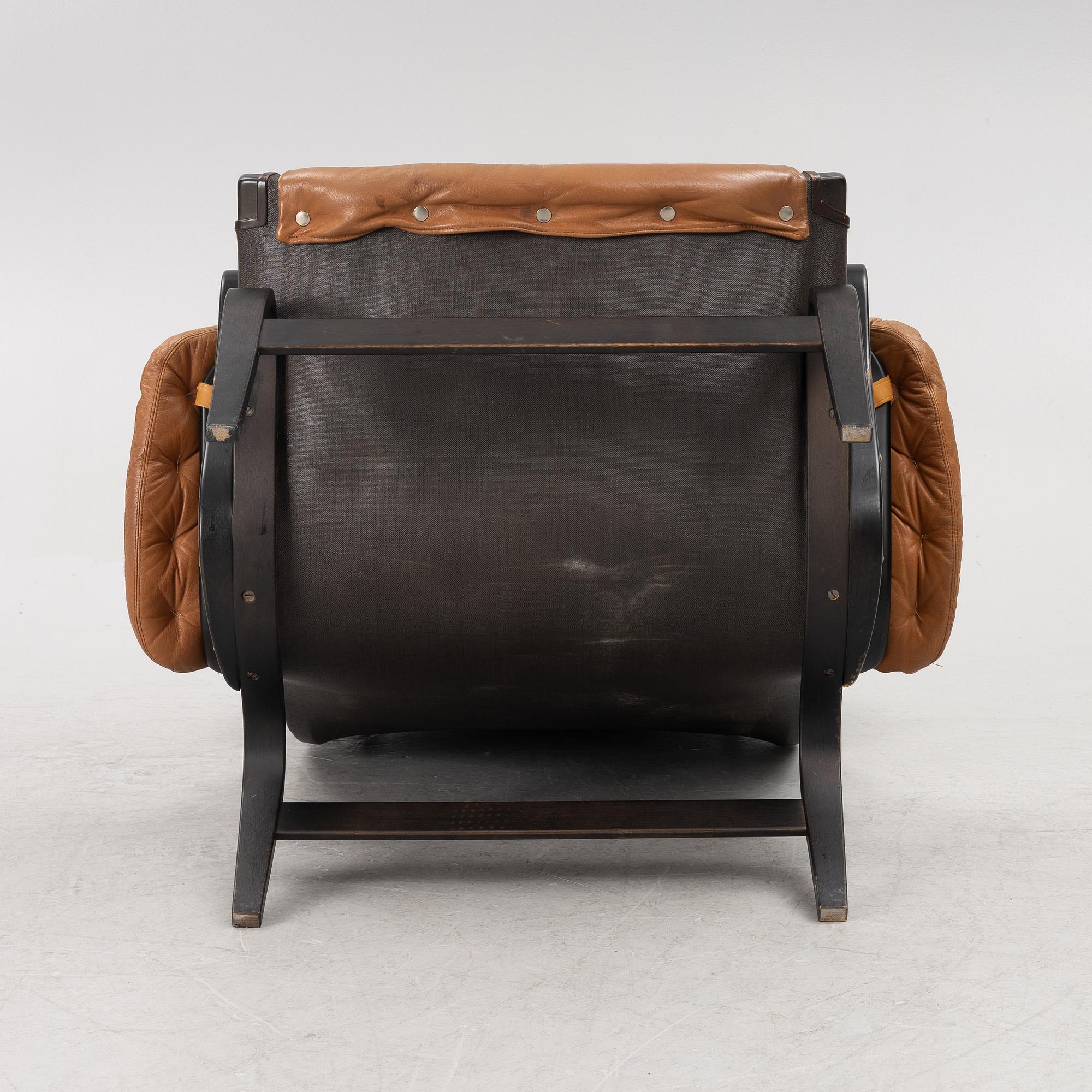 Bruno Mathsson, a "Pernilla" armchair, Dux, second half of the 20th century.