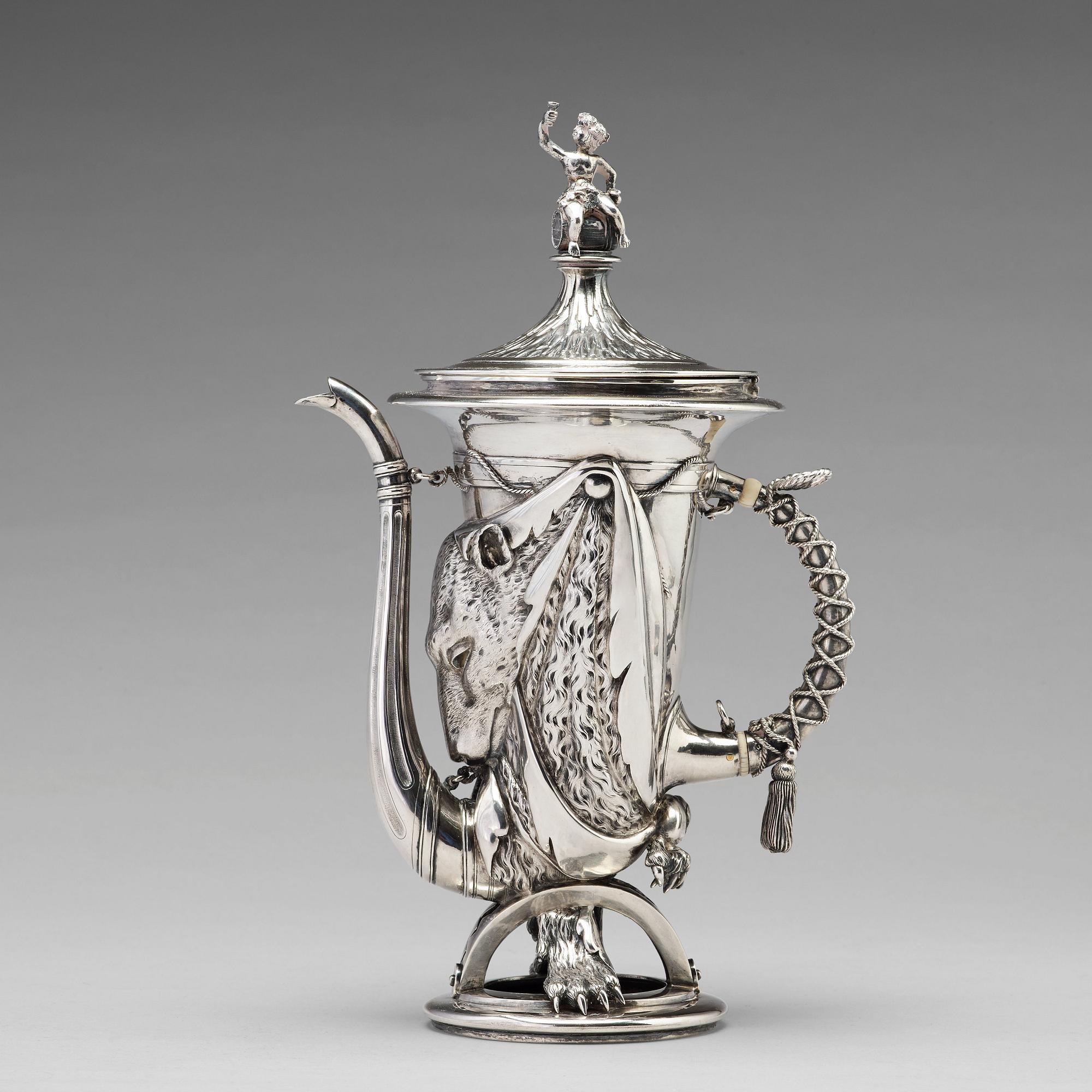 Jean-Baptiste Vaillant, kanna/pokal, silver, S:t Petersburg 1858.