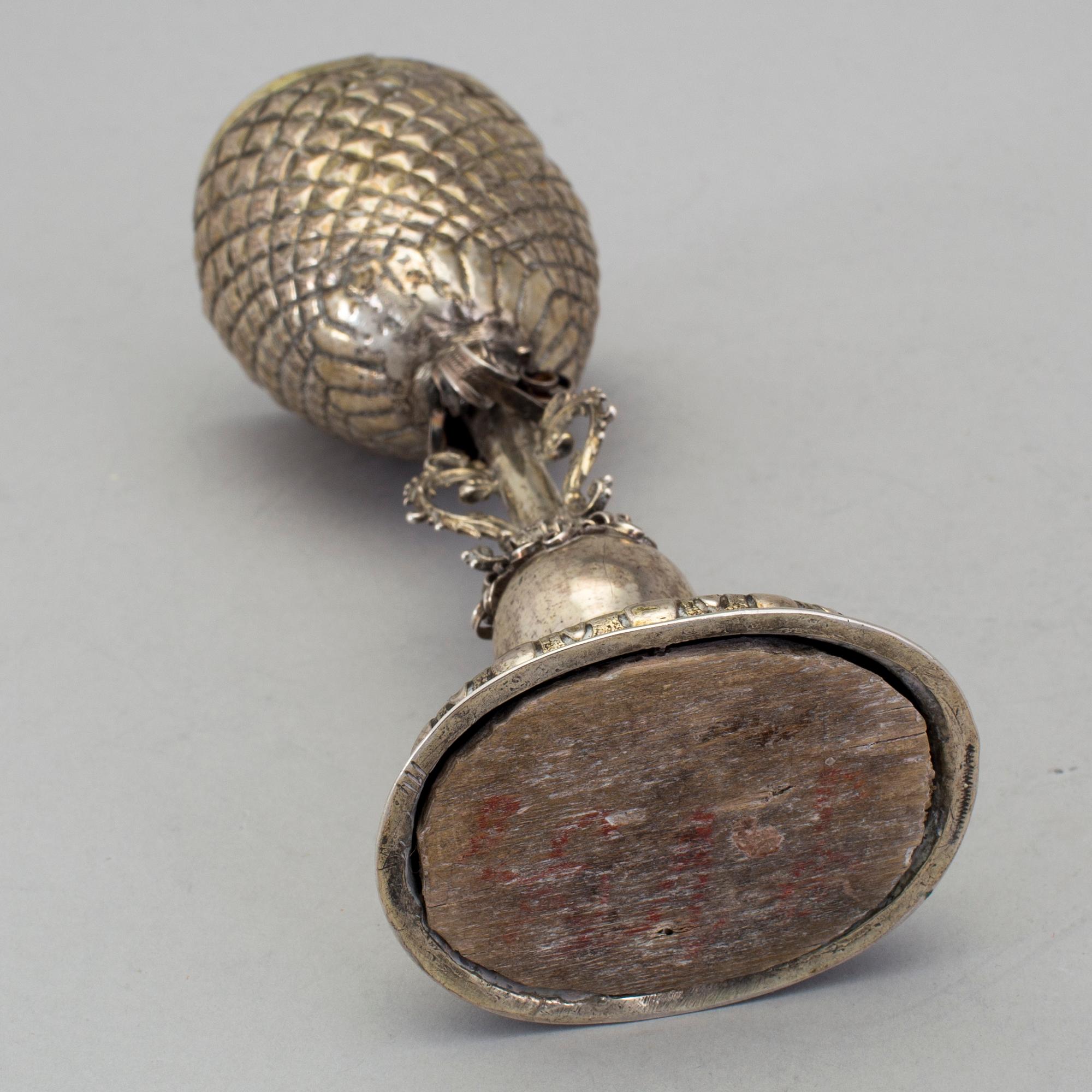 A German 17th century silver-gilt cup, mark of Georg Müllner, Nürnberg (1624-1659).