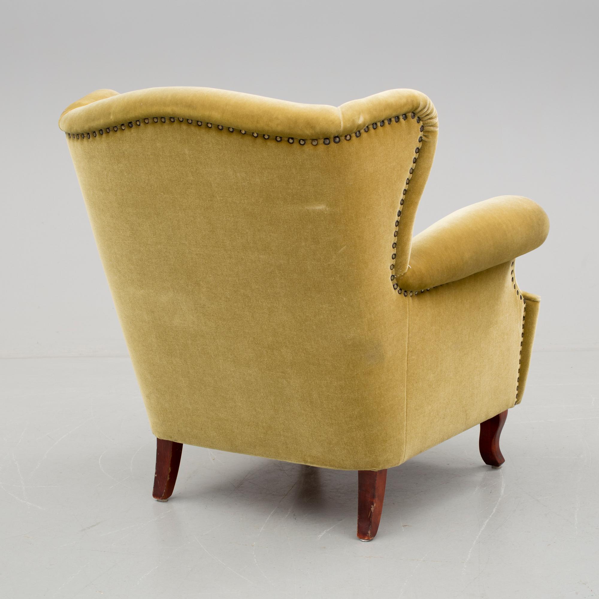 FÅTÖLJ, 1930-/40-tal.