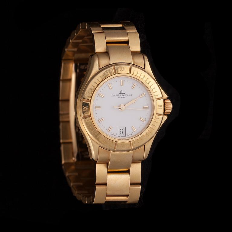 ARMBANDSUR, dam, Baume & Mercier Classic, 18K guld, armband guld. 2005.