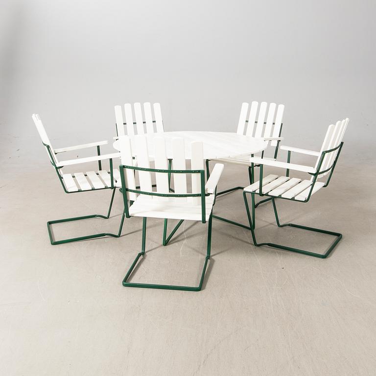 Arthur Lindqvist, trädgårdsgrupp 6 dlr, modell 9A och modell 2A, Grythyttan 1900-tal.