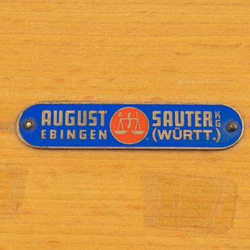 Scale with weights, mid-20th century.