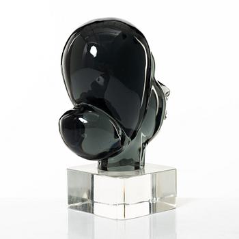 Archimede Seguso, skulptur, glas, Murano, Italien 1973.