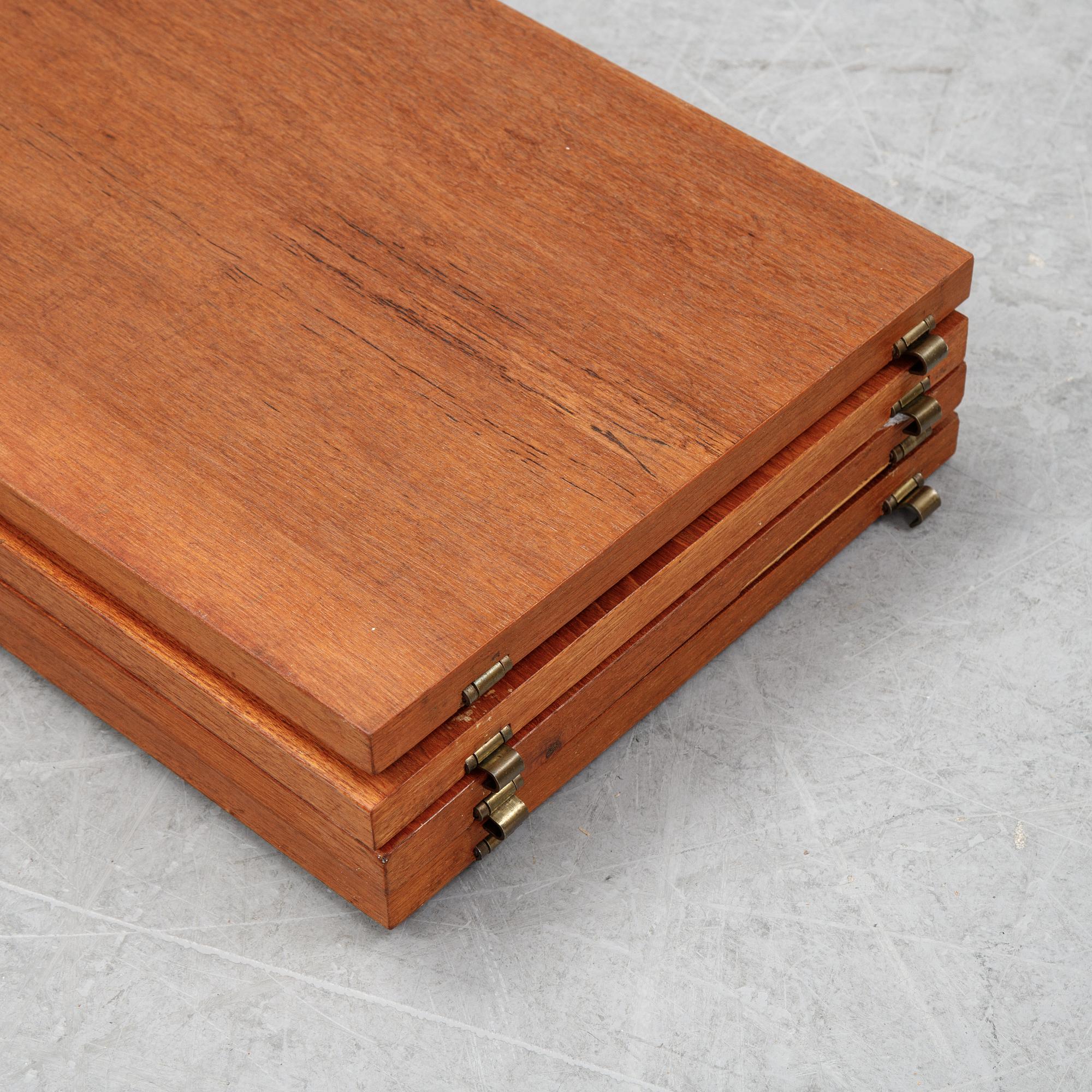 Nils Strinning, a 'String' teak veneer book shelf system.