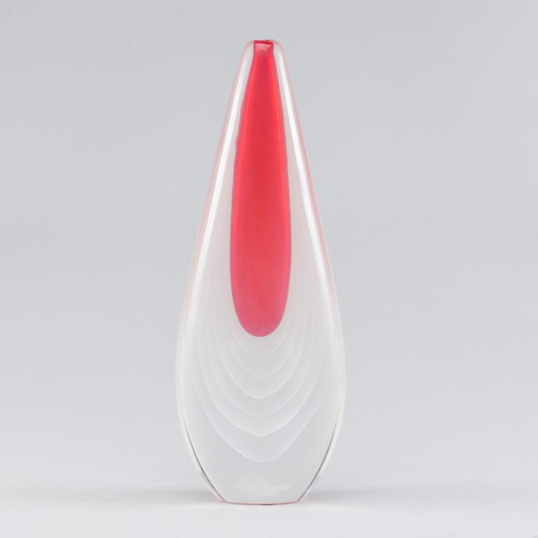 A Murano Cenedese glass vase.