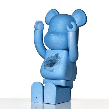 "1000% Bearbrick Snarkitecture X Blackrainbow Blue Edition".