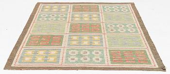 Edna Martin, a carpet, flat weave, c 206 x 158 cm, unsigned.